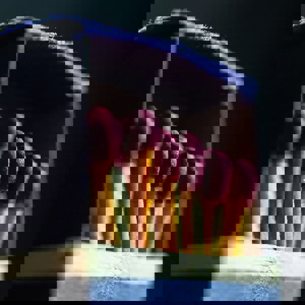 A closeup on a box of matches