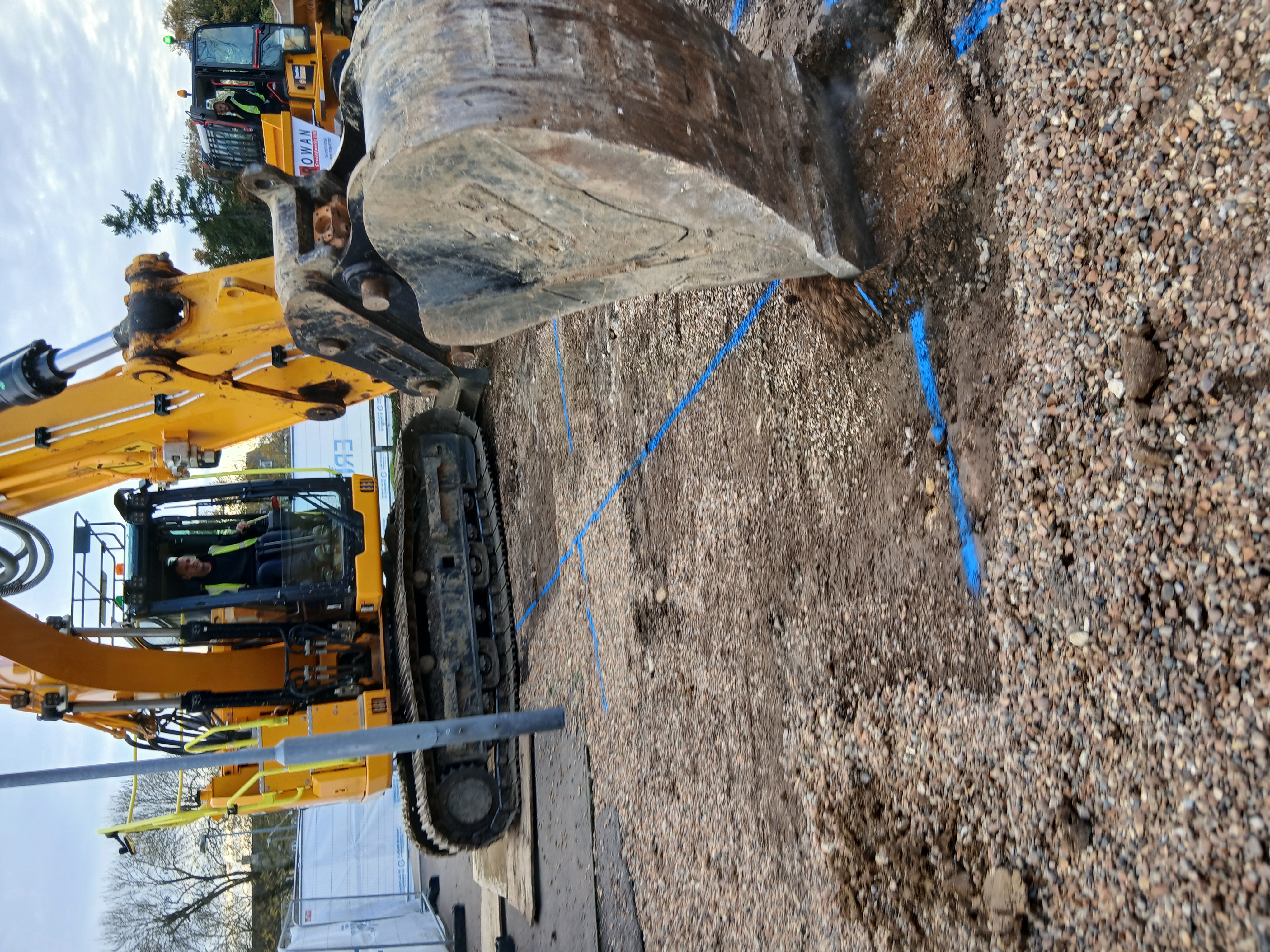 Digging Plot 6 Rear Corner Footings