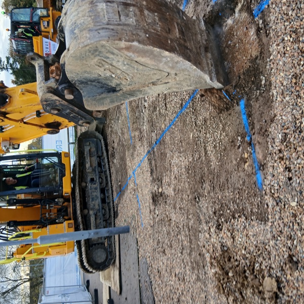 Digging Plot 6 Rear Corner Footings
