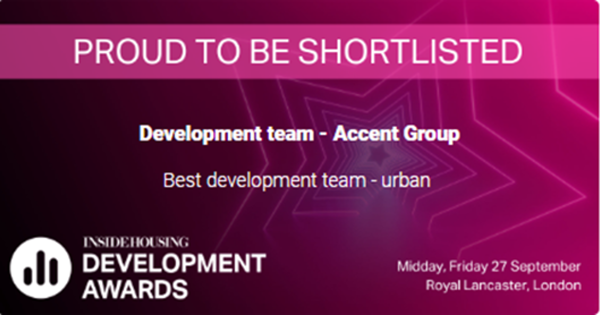 Accent’s Development Team shortlisted for prestigious national award